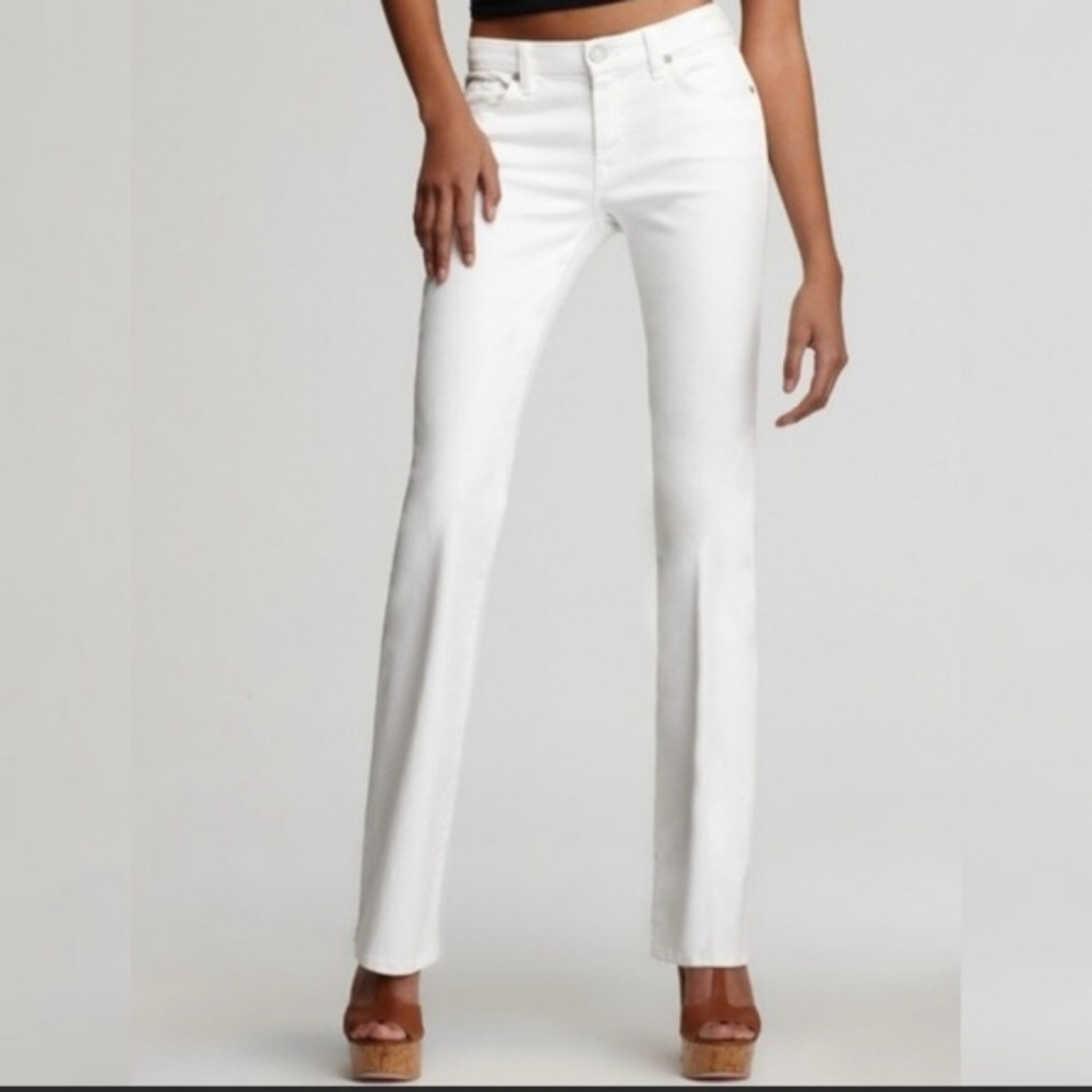 7 for All Mankind White Jeans Size 26
